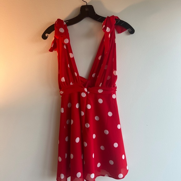 LPA Red Polka Dot Dress - Picture 6 of 6